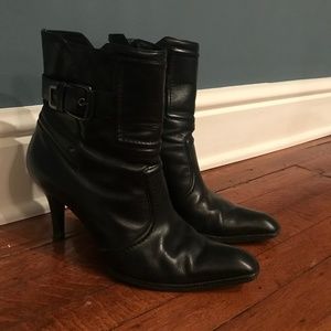 Cole Haan Black Leather Boots